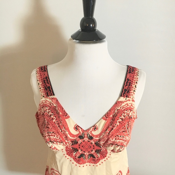 THE LIMITED Sleeveless Floral Peplup Top Size S - Picture 2 of 8